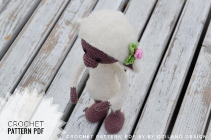 Crochet Pattern: Rosy the lamb toy