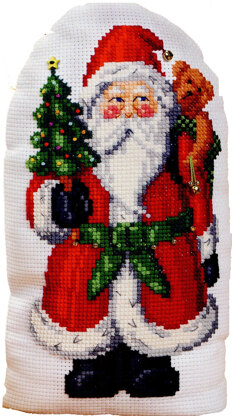 Santa Big Stitch Pillow - PDF