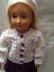 18 inch Dolls cardigan and skirt set