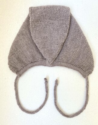 Pattern: Knitted bonnet lace toddler hat for baby