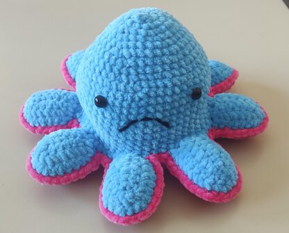 Reversible mood octopus not sew