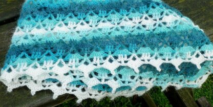 Triangle Batik Shawl