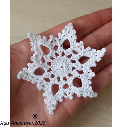 Crochet snowflake 25