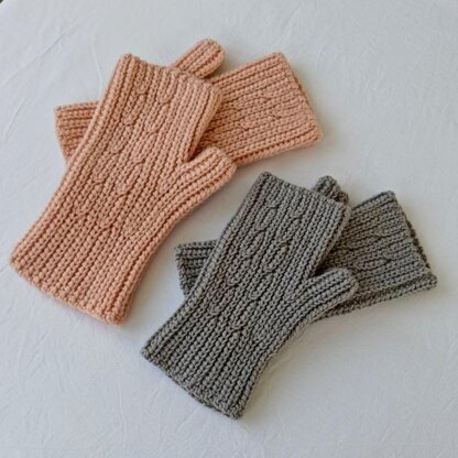 Cozy Cable Mittens