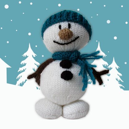 Mr Snowman Christmas knitting pattern