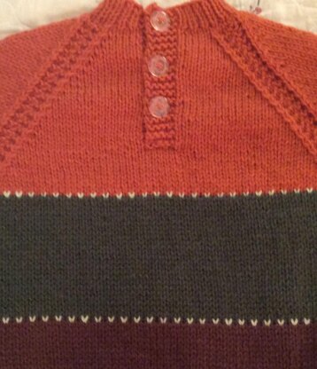 Tri -Colour Pullover