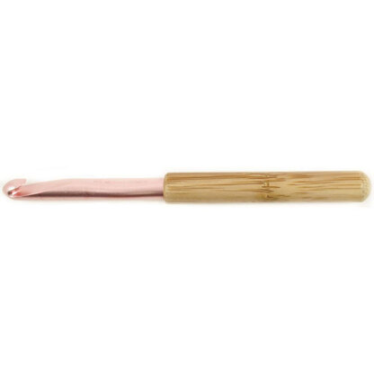 Susan Bates Silvalume Bamboo Handle Crochet Hook