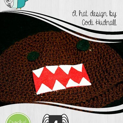 Crochet Domo Kun Beanie Hat Pattern