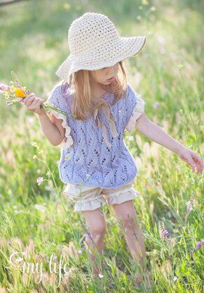 "Wisteria" lace top or poncho