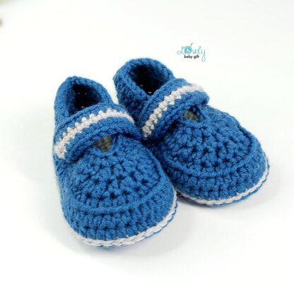 Baby Shoes, Loafers Crochet Pattern