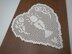 Heart filet doily chalice