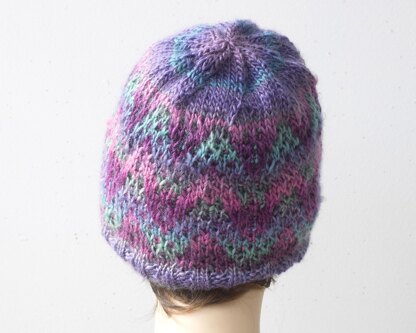 Mosaic Knit Hat