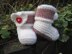 Heart Baby Booties