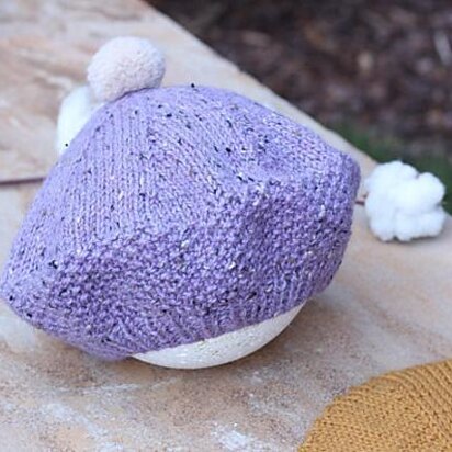 French Beret with PomPom