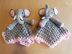 Ella The Elephant Baby Lovey Security Blanket