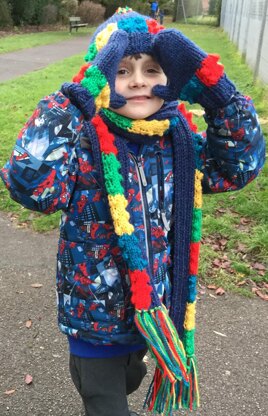 Playtime Mitts, Hat and Scarf Toddler and Child