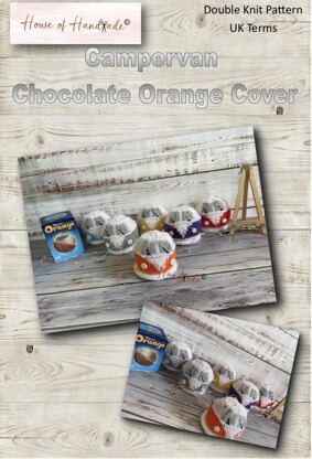 Campervan Chocolate Orange Cover Knitting Pattern