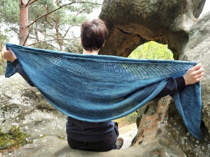 Dusk On The Moor Shawl