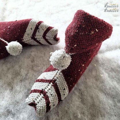 Easy Mitered Square Slippers