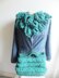 Easy Finger Knit Pompon Scarf