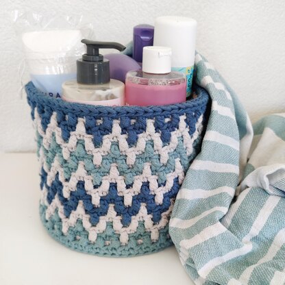 Chunky ZigZag basket