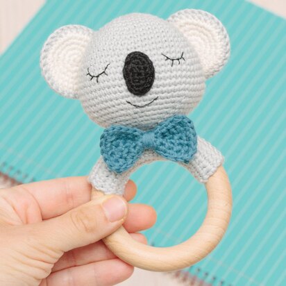 Koala rattle amigurumi pattern