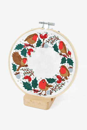 DMC Christmas Robins Embroidery Pattern - PAT1811 - Downloadable PDF