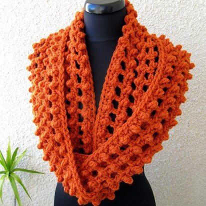 Infinity Orange Scarf