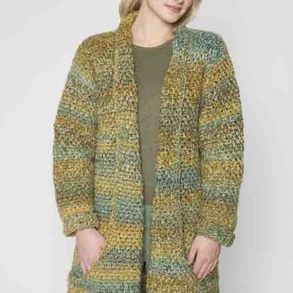 Flattering Jacket in Lion Brand Homespun - 60090AD