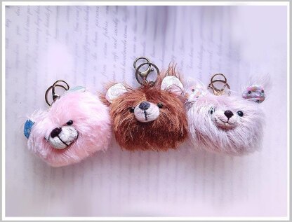 Mohair Bear-Bag Charm and Needle Felting