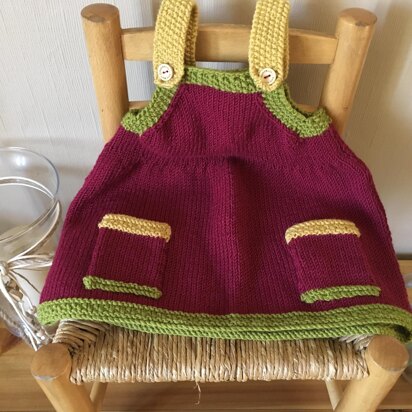 Girls pinafore dress