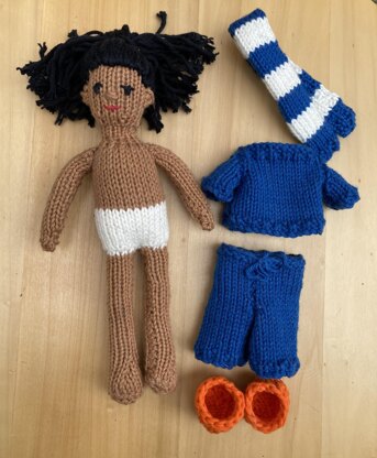 Mayra Chelsea WSL football player doll
