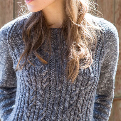 Crescent Sweater in Berroco Colora