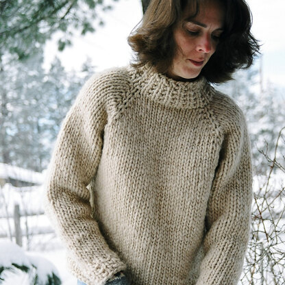 Knitting Pure & Simple 224 Weekend Neck Down Pullover