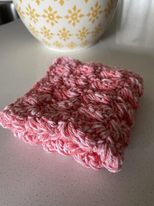 Coral Splash Dishcloth