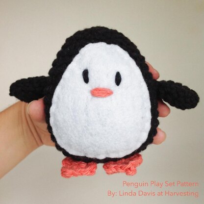 Penguin Winter Play Set Pattern