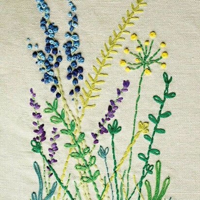 DMC Wild Flowers (with Magic Paper) Embroidery Kit - 40cm x 1cm x 40cm