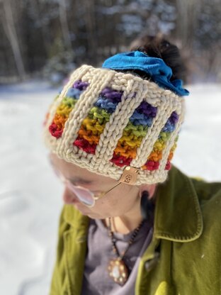 Over the Rainbow Headband/Neckwarmer