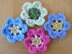 Anniversary crochet flower