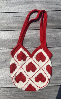 Heart Granny Tote bag