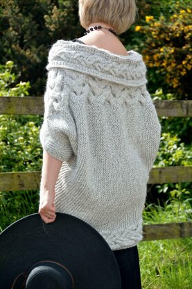 Set of 3 Knitting Patterns, Poncho and 2 Cardigans