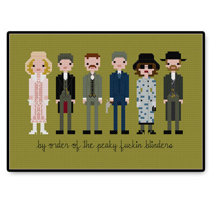 Peaky Blinders - PDF Cross Stitch Pattern