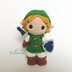 Zelda and Link amigurumi dolls - crochet patterns by Crochelandia