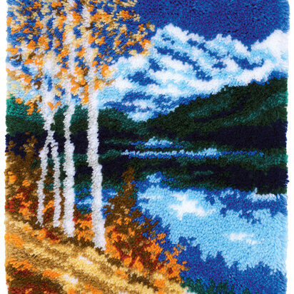 Vervaco Birches Latch Hook Rug Kit