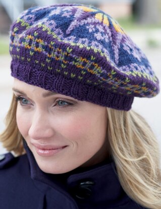 Fair Isle Tam in Patons Classic Wool Worsted
