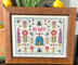 Historical Sampler Company Bee Happy - Downloadable PDF