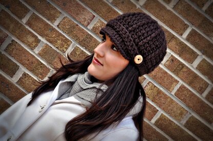 Classy Crochet Newsboy Cap