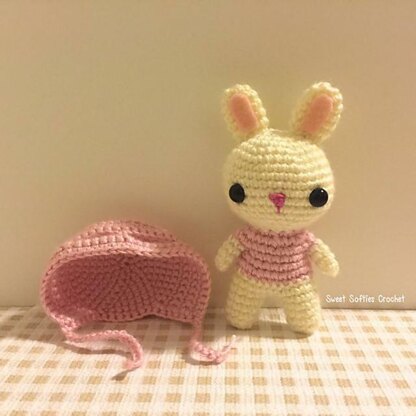 Hooded Bunny Rabbit Amigurumi Doll