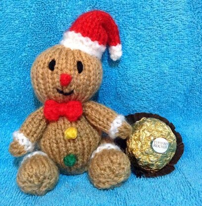 Gingerbread Man Ferrero Choc Cover