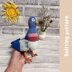 Knitting Pattern – Stuffed Dove Bird Toy